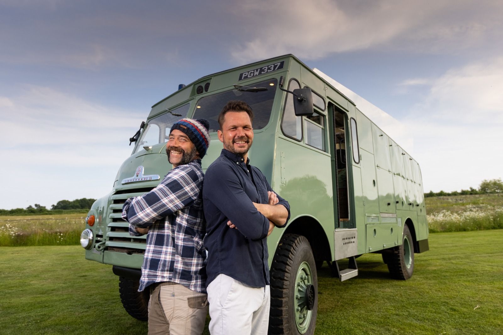 Jimmy Doherty and Jimmy De Ville bring Dream Builds’ Green Goddess to the Classic Motor Show